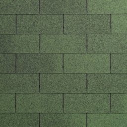 Dachschindeln Dachpappe grün Bitumenschindeln Gartenhaus 3m2